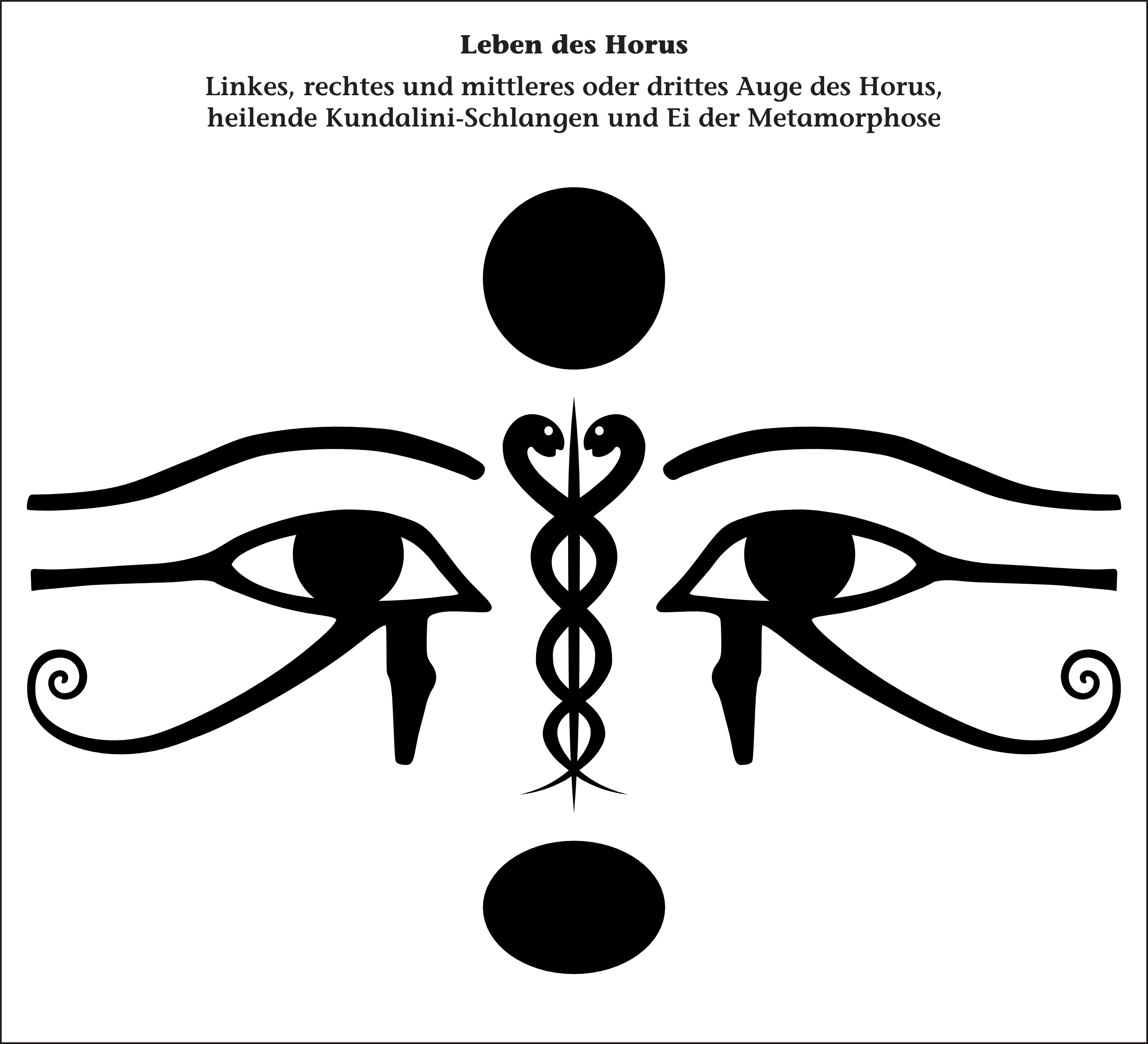 Leben des Horus mit Hermesstab